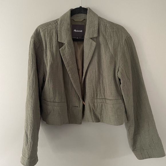 Madewell cropped blazer - Picture 6 of 6